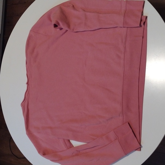 Pre-owned Aeropostale Fleece Lined Pink Sweater Size Large - Picture 10 of 10